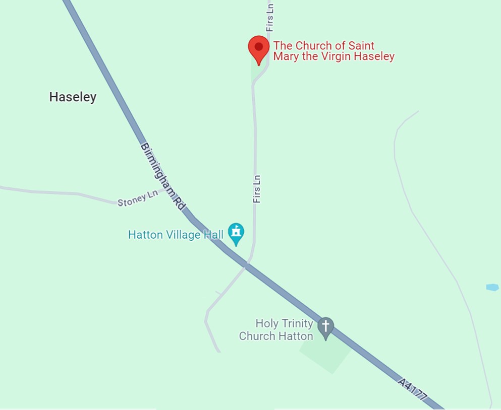 MAP TO HASELEY